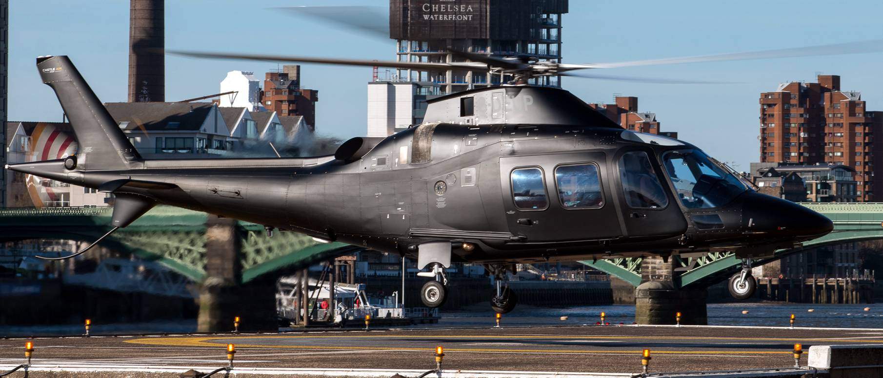 Helicopter Charter lifts from Battersea
