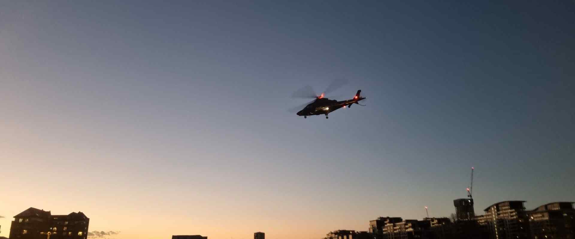 London Helicopter take off